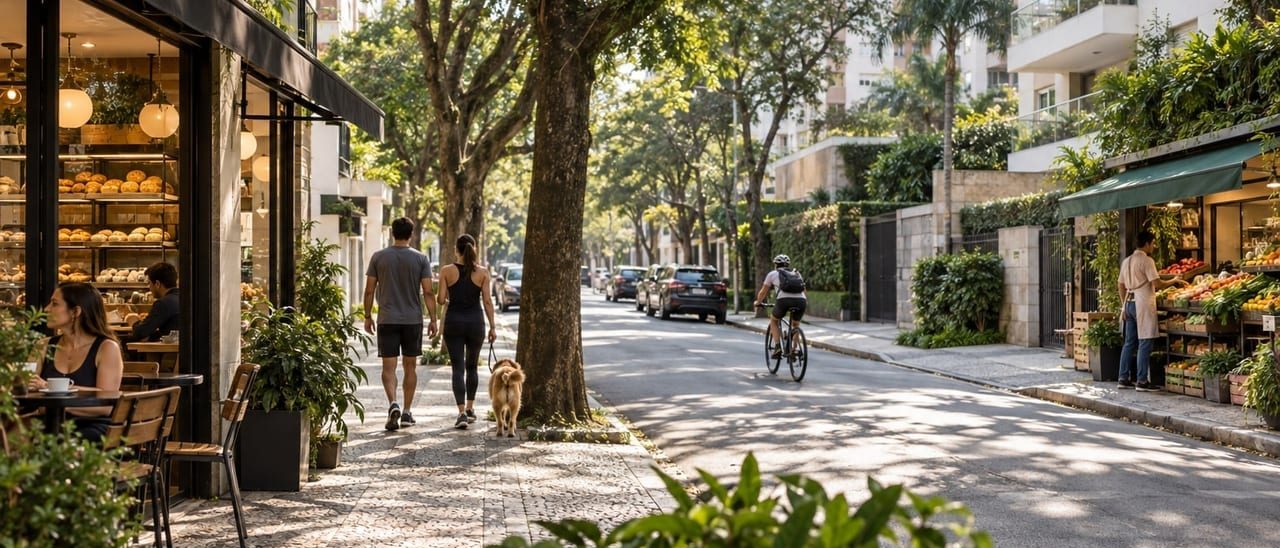 Comércio de rua na Avenida Prefeito Fábio Prado, na Chácara Klabin