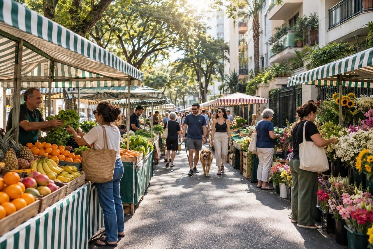 Feira livre da Rua Dona Avelina