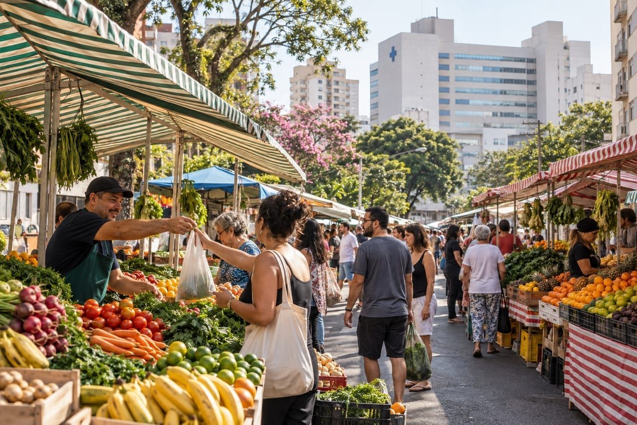 Feira livre da Rua Loefgren