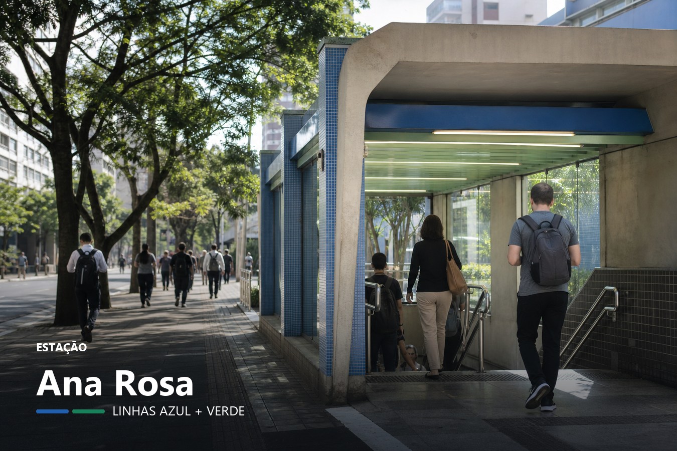 Estação Ana Rosa — Metrô e mobilidade, Ibirapuera