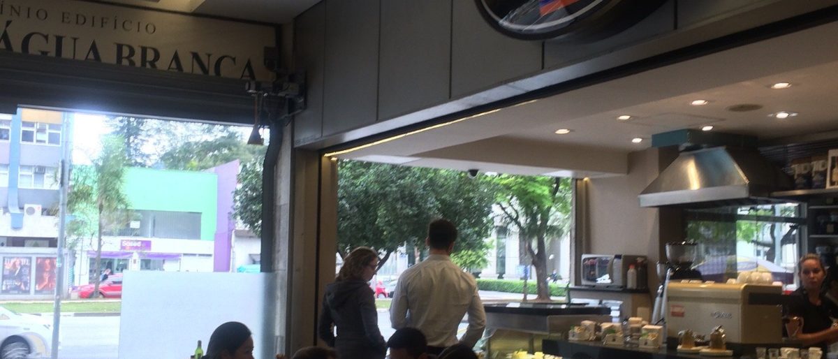 Salão de cantina italiana no Bixiga