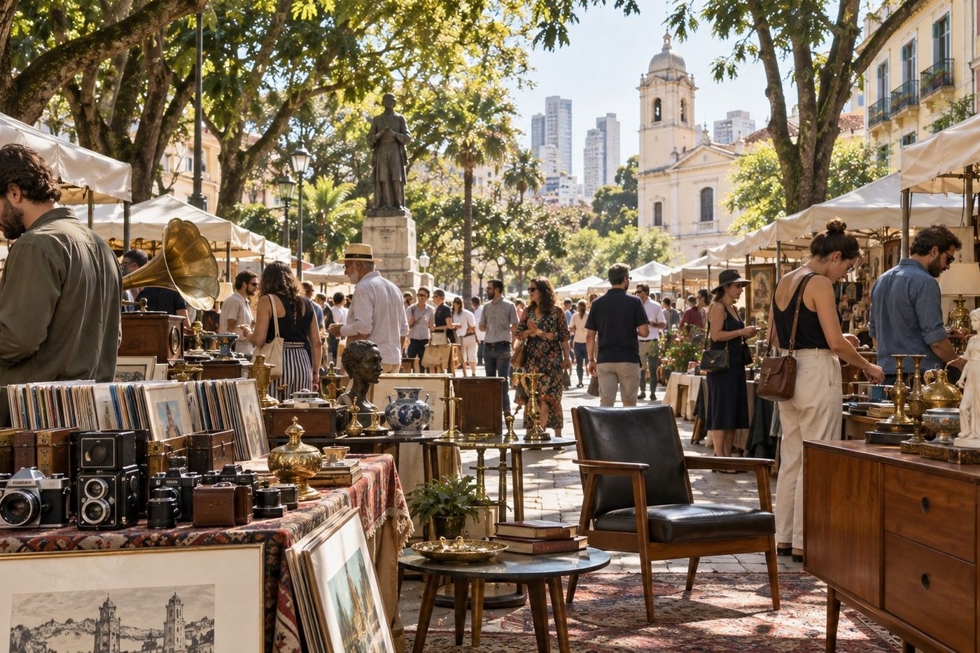 Feira de Antiguidades da Praça Dom Orione
