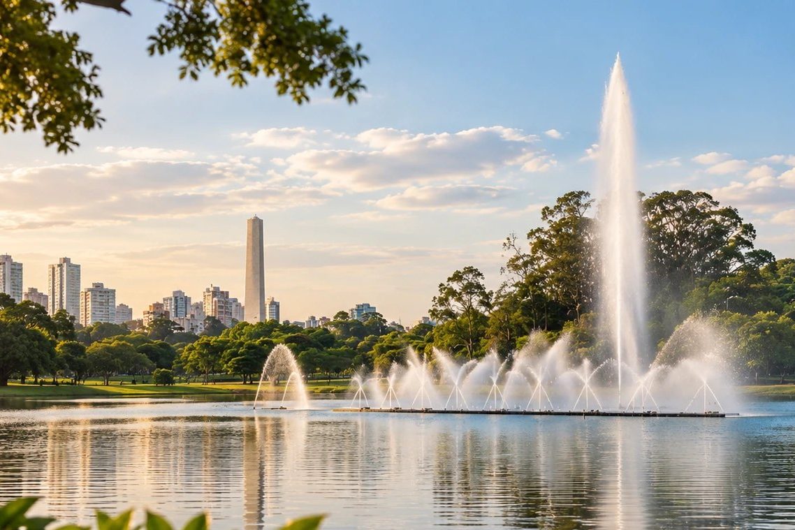 Parque Ibirapuera, perto do Avenida Paulista