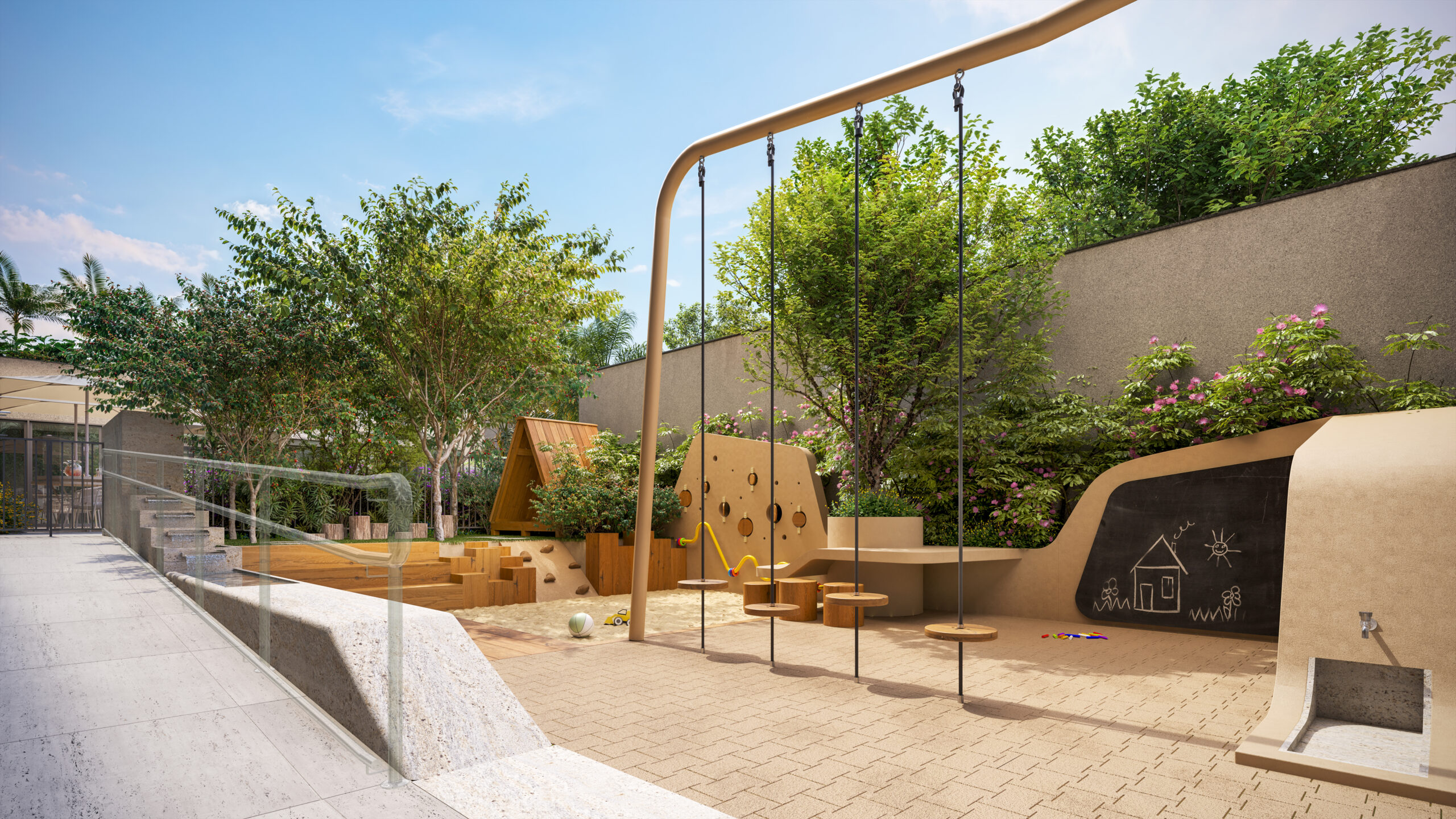 Perspectiva Ilustrada do Playground