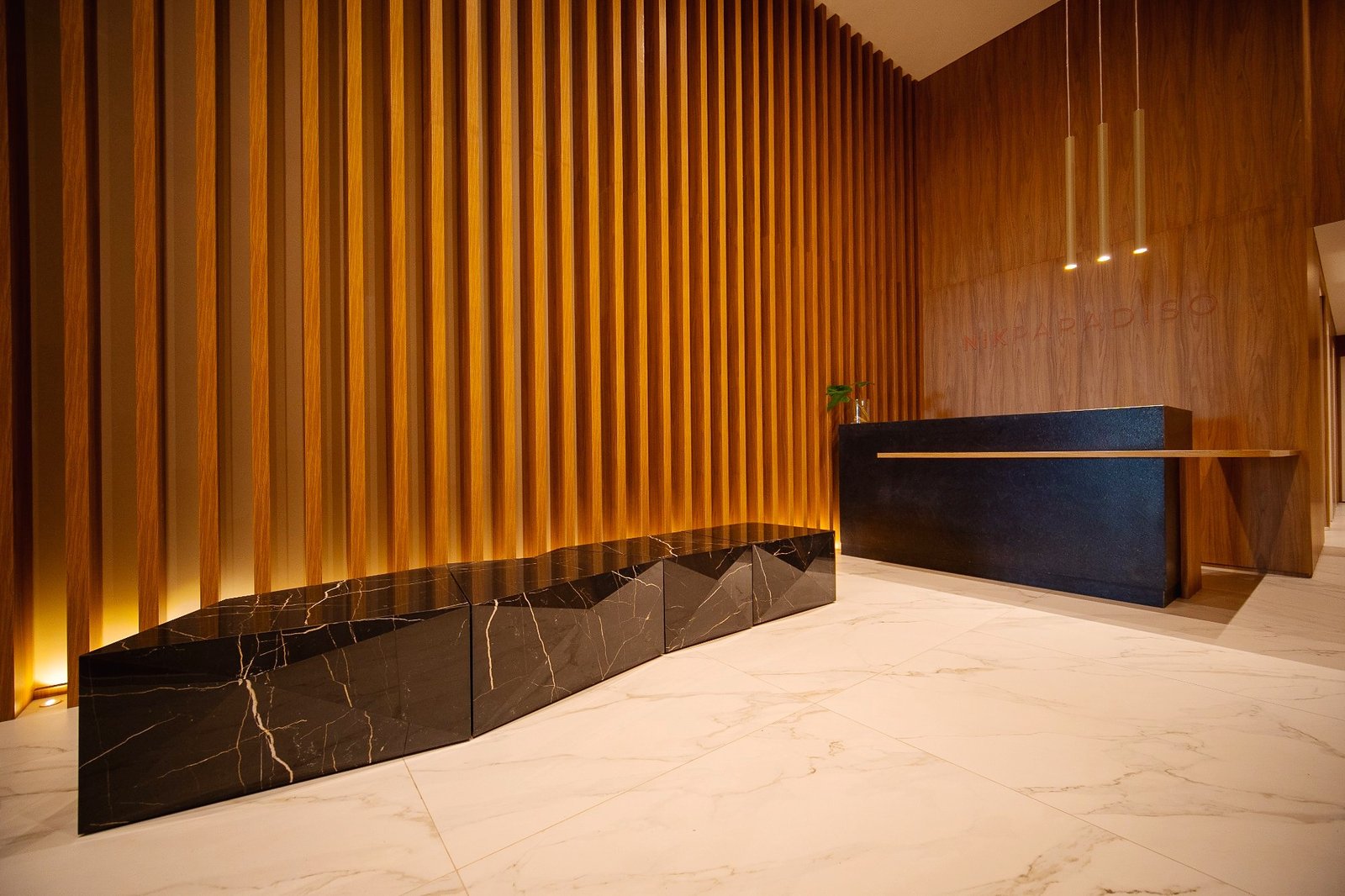 Lobby do NIK Paradiso depois da entrega