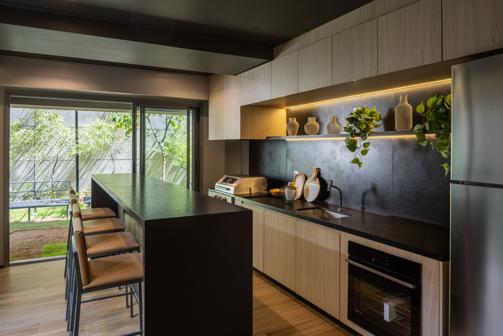 Coliving barbecue do NIK Sunset Paulista depois da entrega