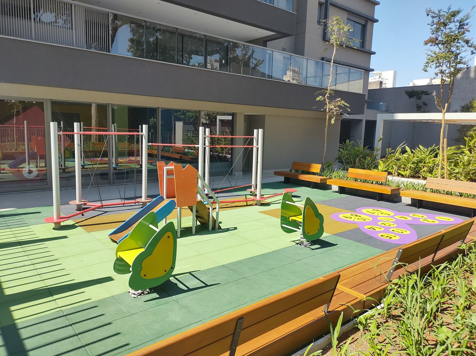 Playground do Seletto Campo Belo depois da entrega
